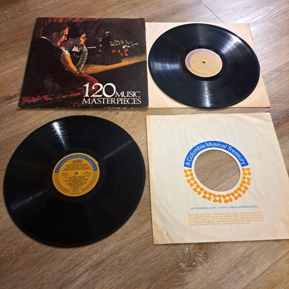 Columbia House 120 Music Masterpieces Vinyl Record Set Vintage